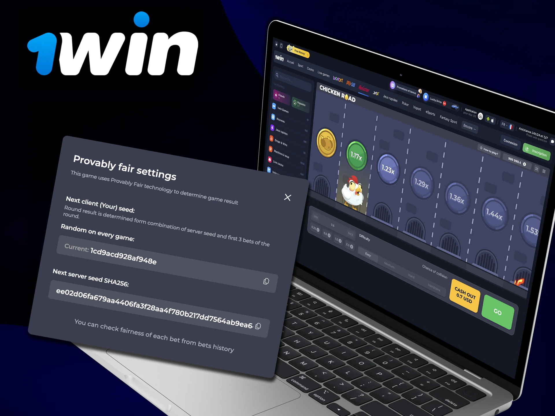 Le jeu Chicken Road de 1win Casino est un jeu crédible dans lequel vous pouvez gagner d'incroyables sommes d'argent.