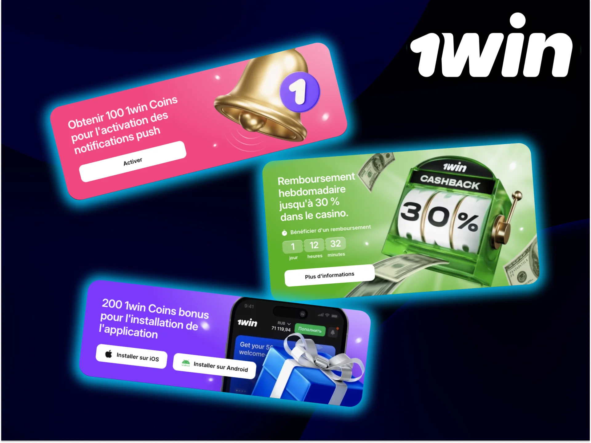 Jouez à Mines et recevez des bonus au casino 1Win.