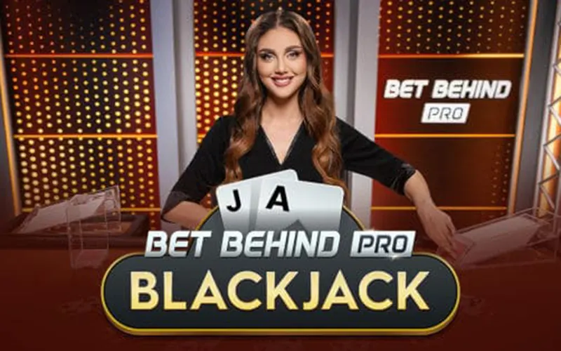 Pariez sur Bet Behind Pro Blackjack sur 1win.