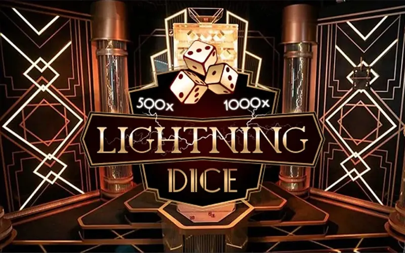 Lancez les dés et multipliez vos mises dans Lightning Dice sur 1win.