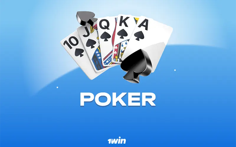 Jouez et gagnez au poker au casino 1win.
